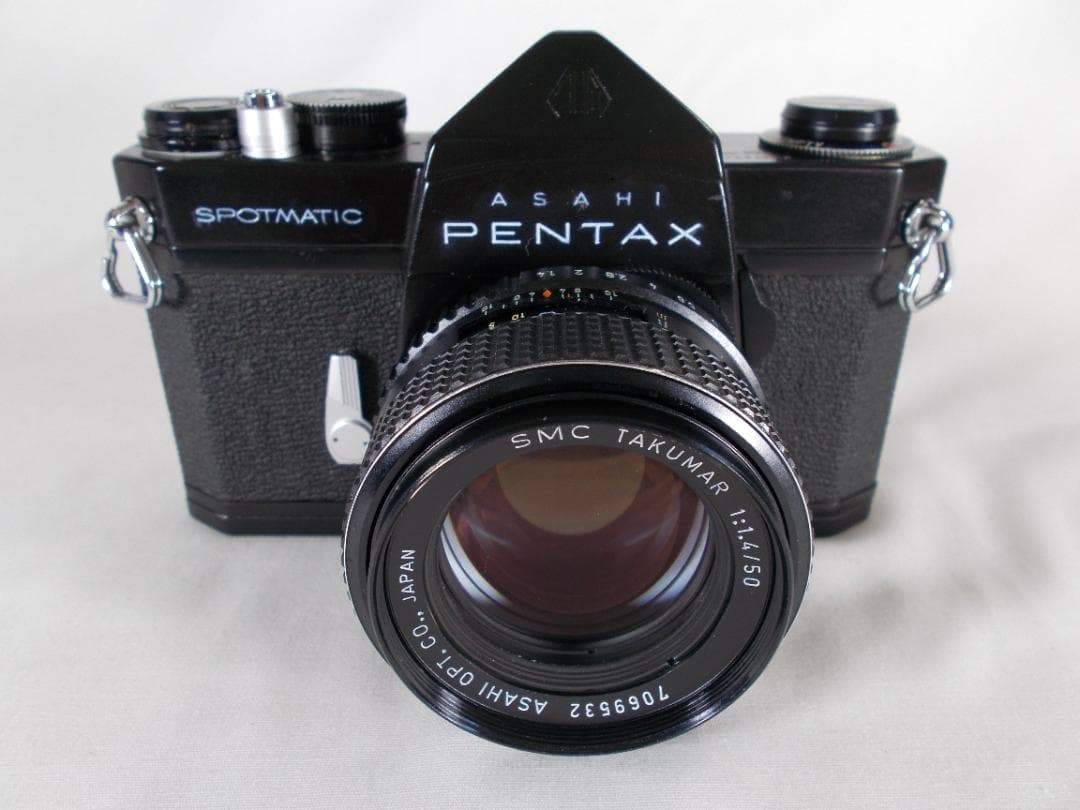 フィルムカメラ 整備済　Pentax SP　+ レンズ f/1.4　P227