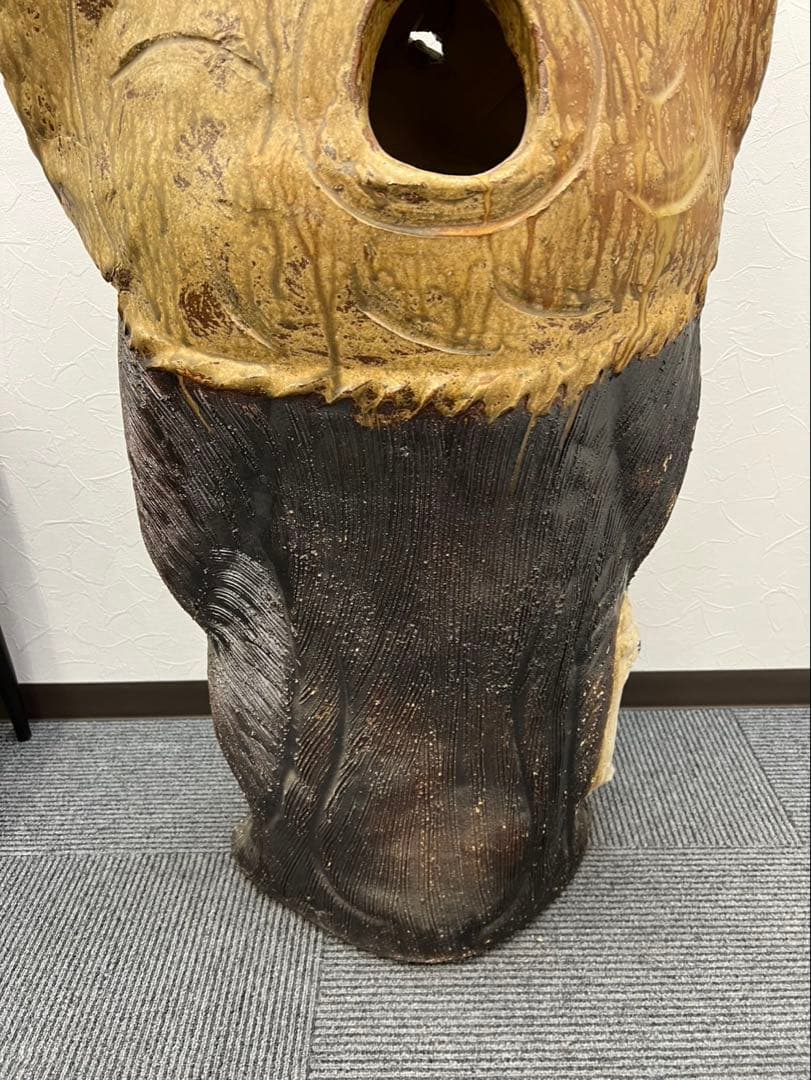 信楽焼 たぬき置物 特大サイズ 陶器製 縁起物 滋賀 工芸品 インテリア