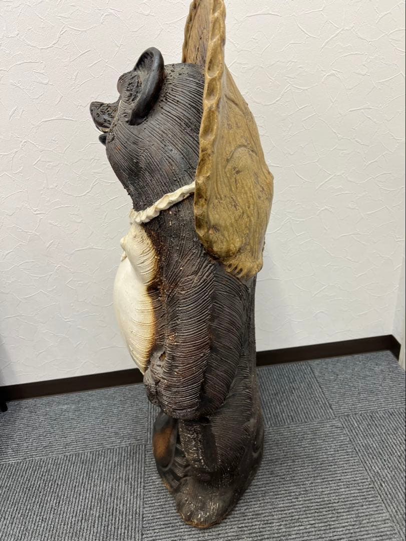 信楽焼 たぬき置物 特大サイズ 陶器製 縁起物 滋賀 工芸品 インテリア