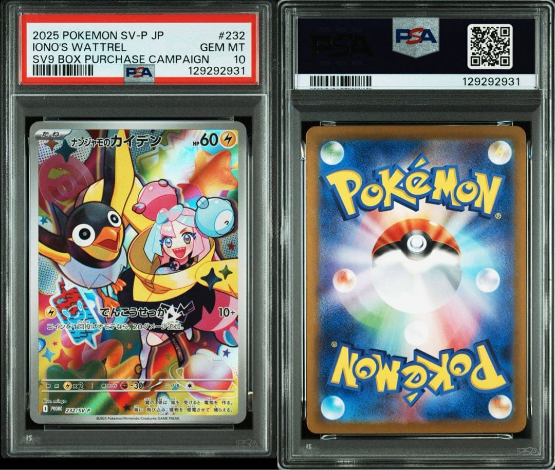 ナンジャモのカイデン PROMO SV-Pプロモ232/SV-P PSA10