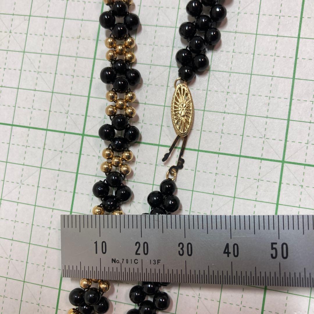 黒珊瑚　14金　ネックレス