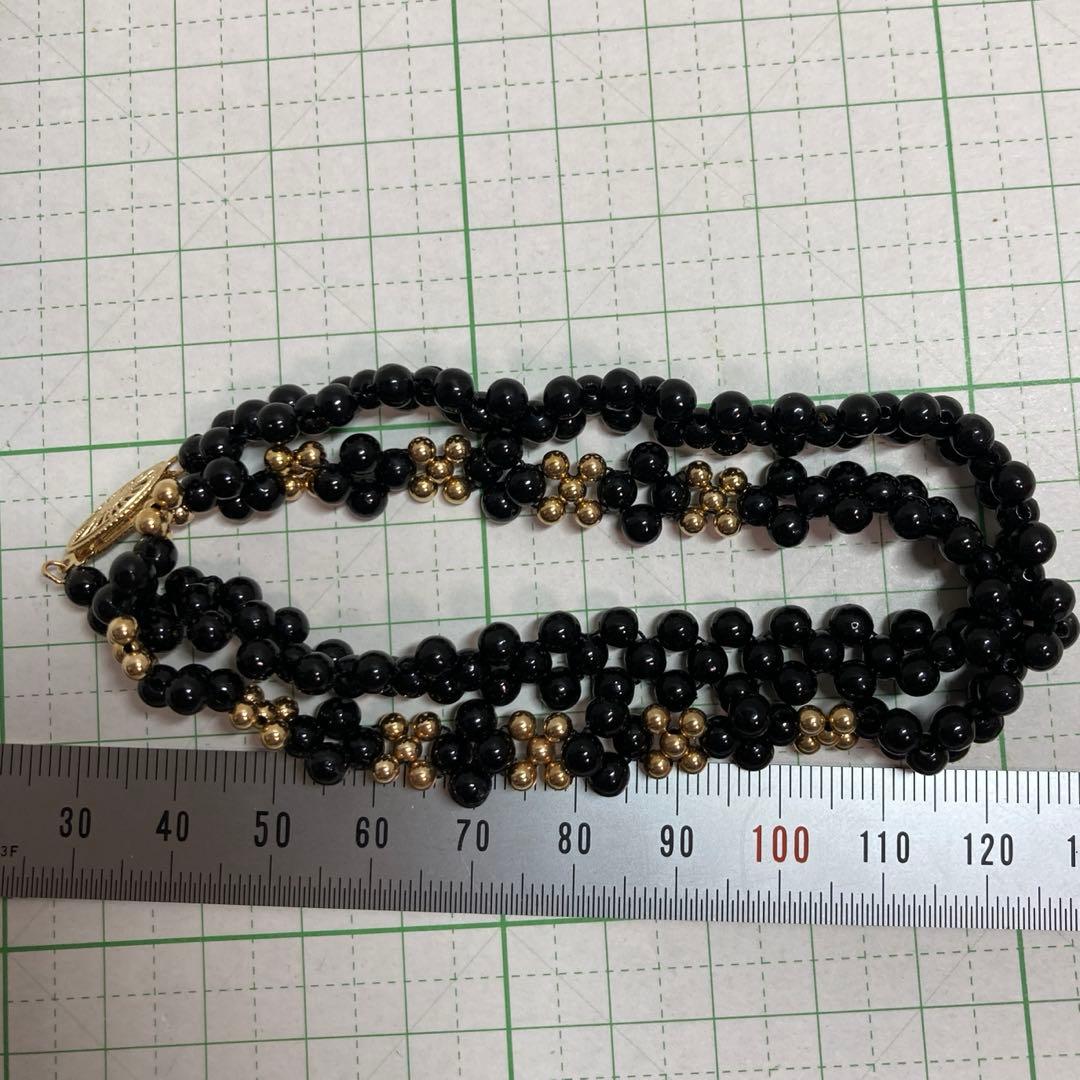 黒珊瑚　14金　ネックレス