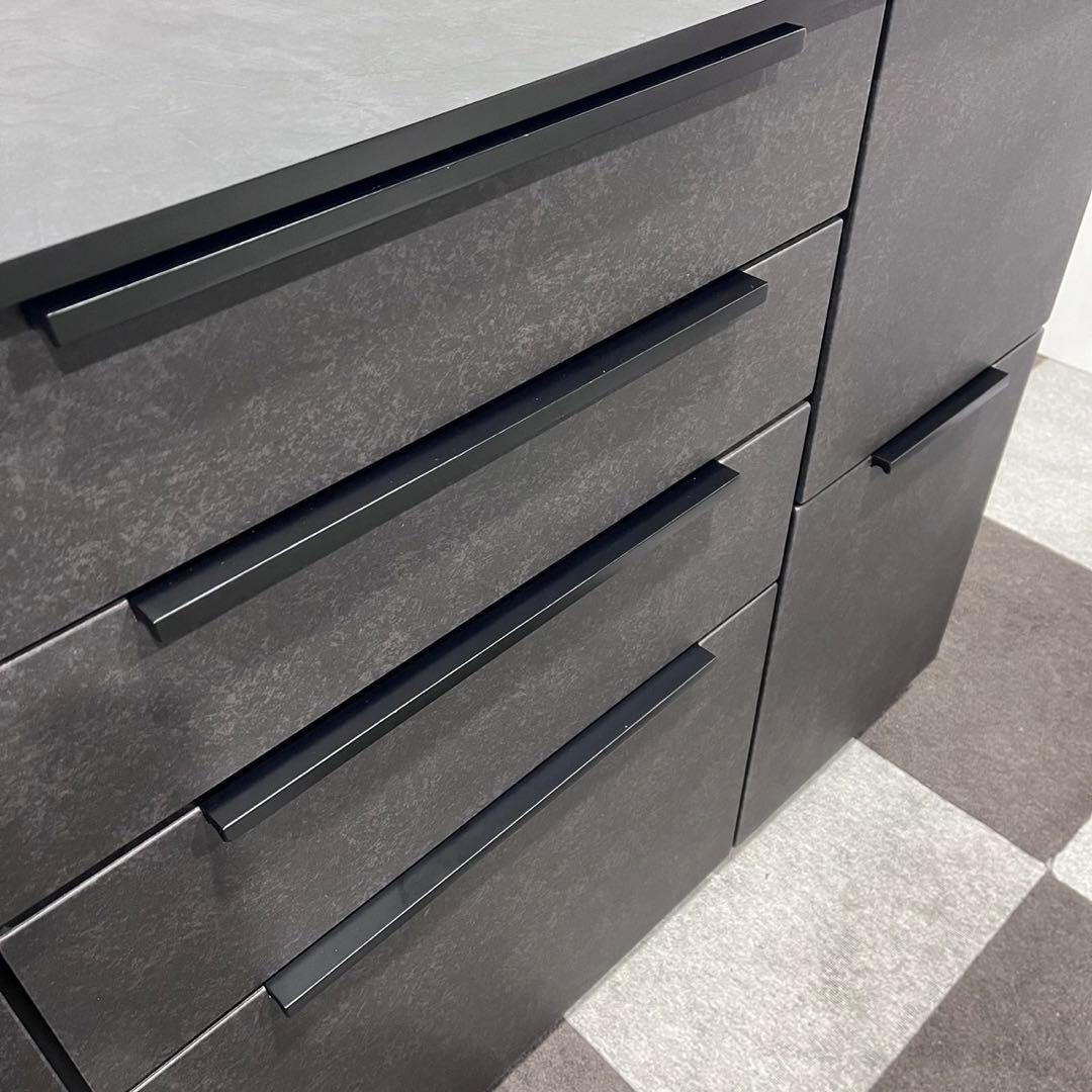 サンキコーポレーション SAZAVY キッチンカウンター 食器棚 家具No078