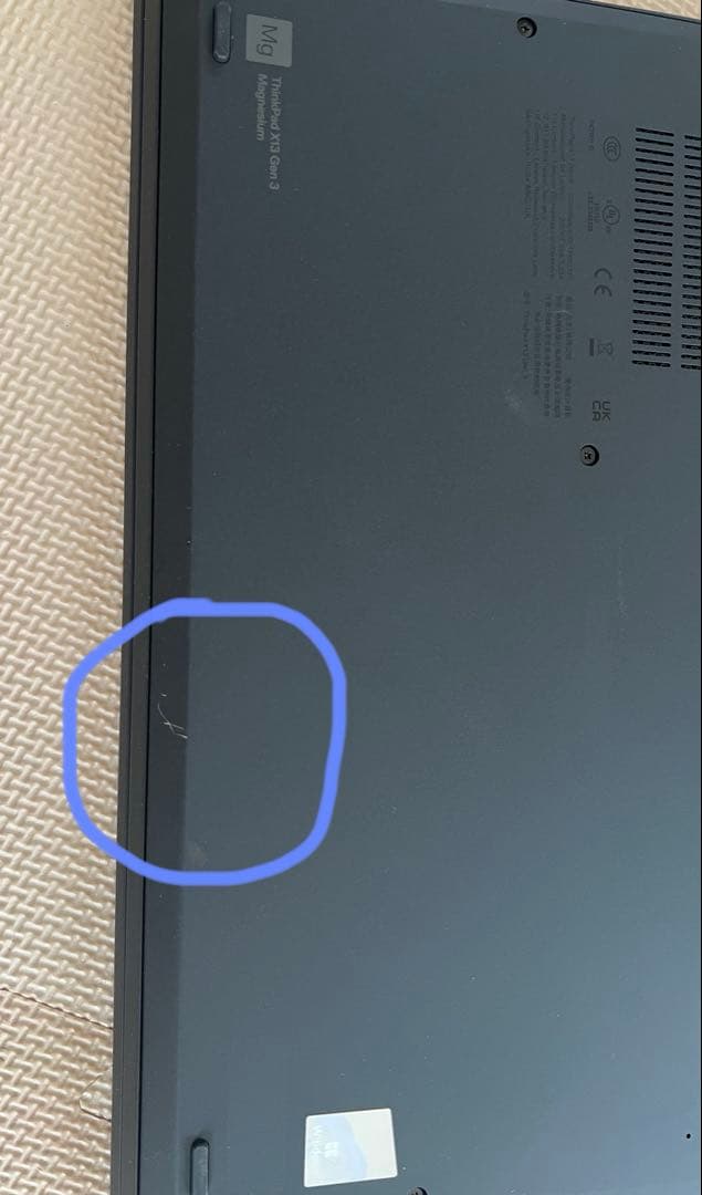 Chromebook本体 Thinkpad X13 Gen 3