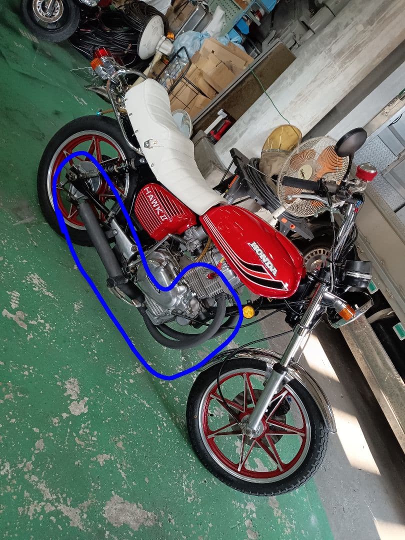 CB250Ｔ 400Ｔ 250N 400N ホーク　バブ　ショート管