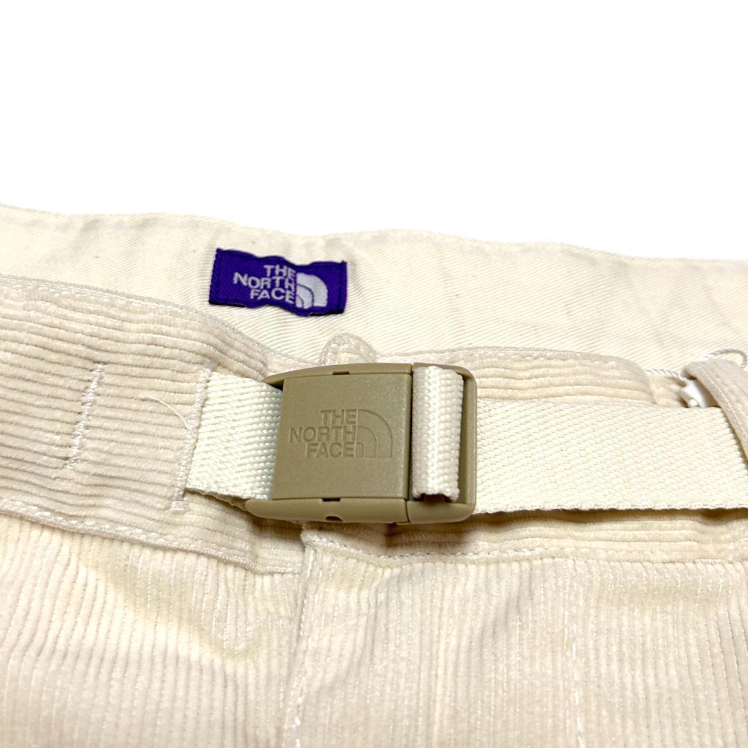 新品　サイズ30　ノースフェイスパープルレーベル　コーデュロイパンツ　アイボリー