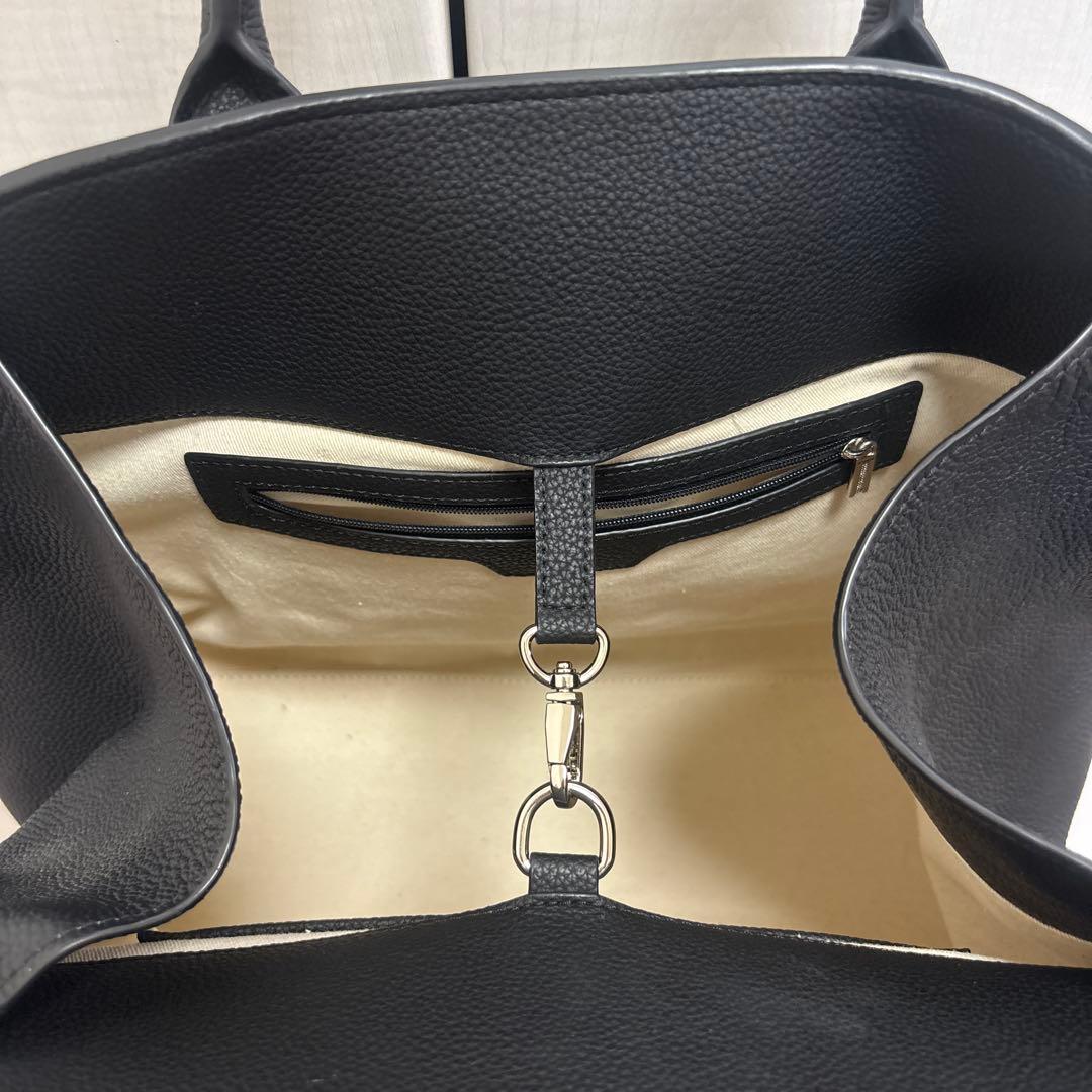 【JISTORY】牛革　ビジネスバッグ ボストンバッグ　黒