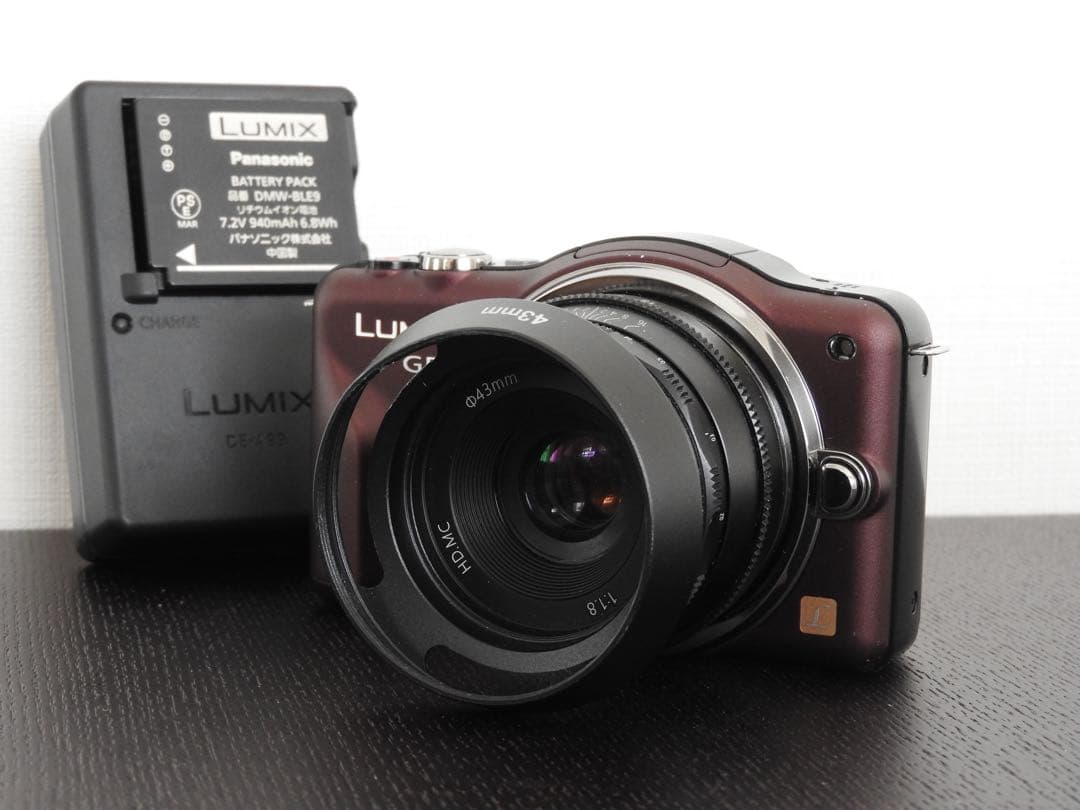 LUMIX GF3 ミラーレスカメラ 25mm f1.8 単焦点 PERGEAR
