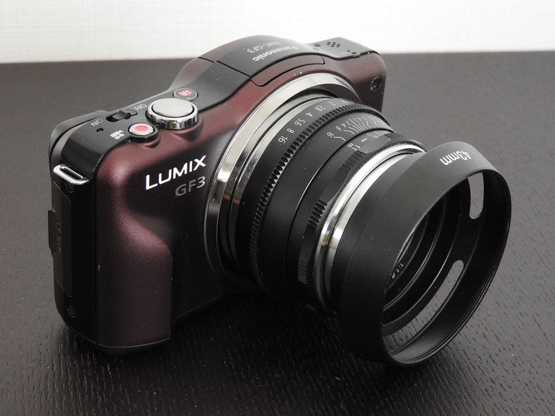 LUMIX GF3 ミラーレスカメラ 25mm f1.8 単焦点 PERGEAR