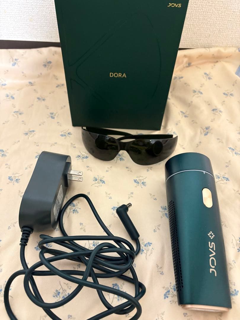 JOVS DORA 脱毛器 グリーン 専用ケース付き
