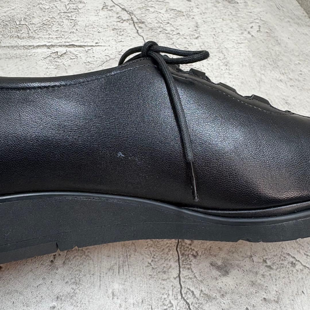 【未使用】PEDALA by asics レザーシューズ 黒 22.5 EEE