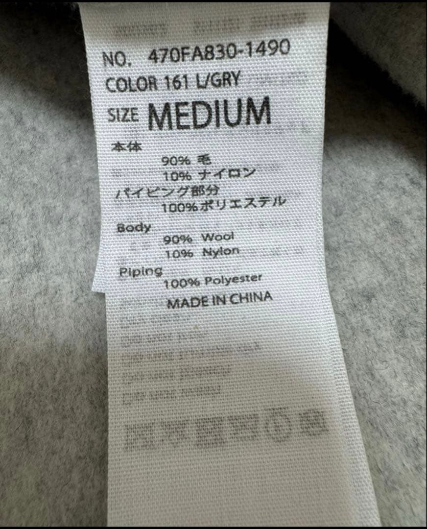 nagonstans asymmetry slit vest ベスト　グレー