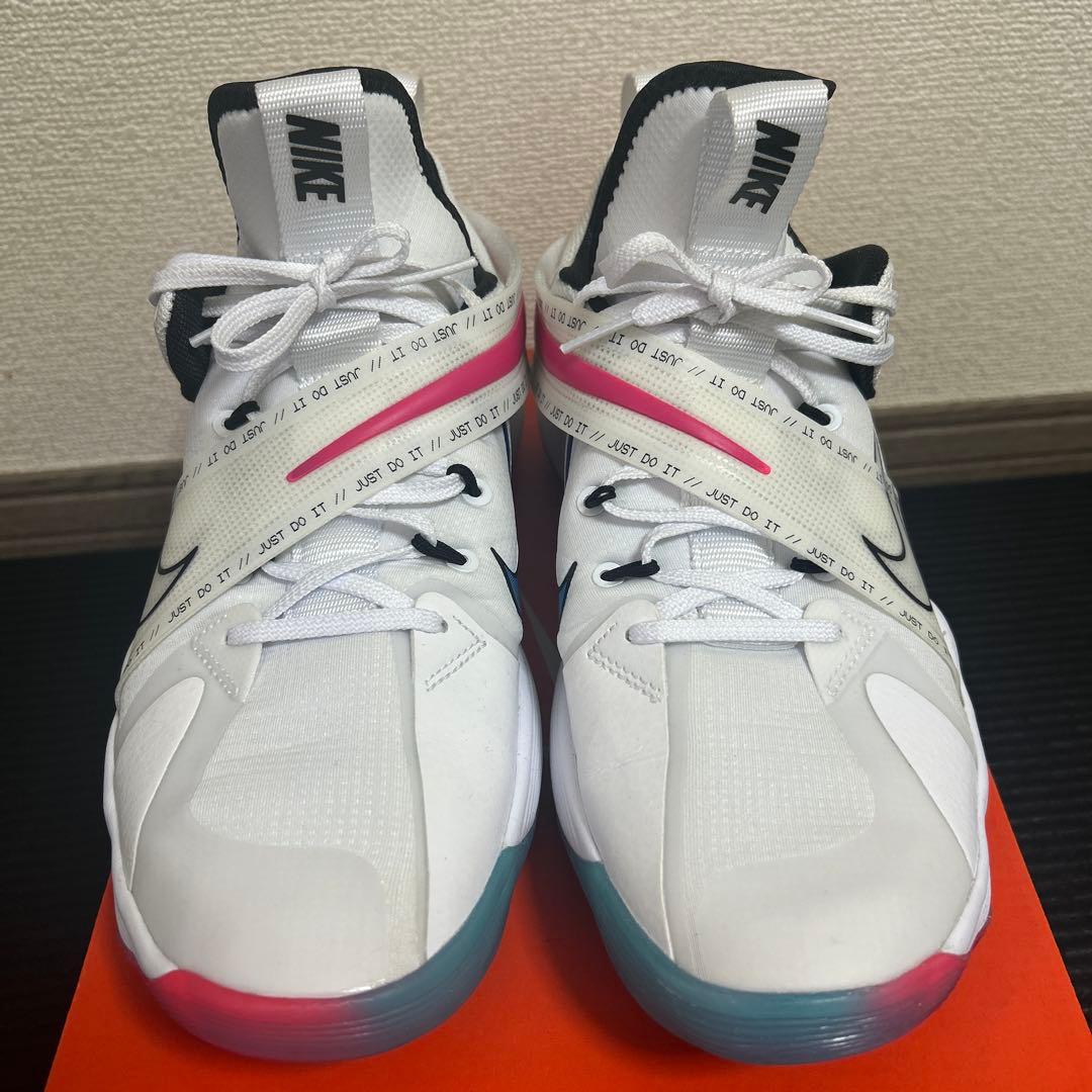 Nike バレーボールシューズ ホワイト/ブルーピンク　未入荷モデル