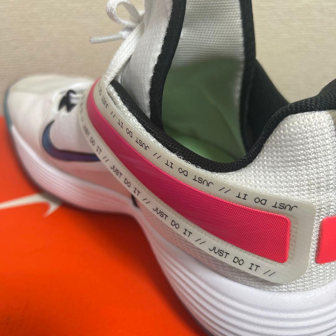 Nike バレーボールシューズ ホワイト/ブルーピンク　未入荷モデル