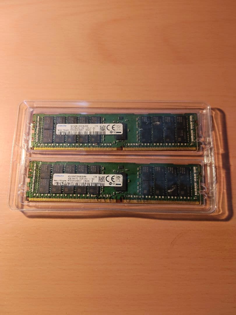 SAMSUNG製ＰＣ4メモリー１６ギガ2枚セット３２ギガ分