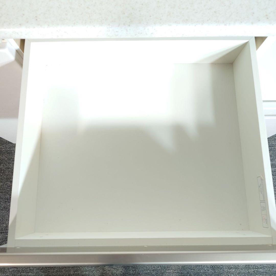 ニトリ キッチンボード アルミナ2 幅120cm カップボード 食器棚 B076