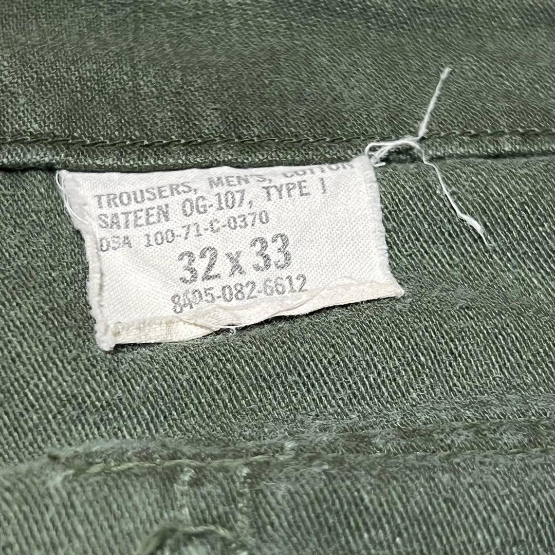 70's U.S.ARMY ベイカーパンツ オリーブ 32x33
