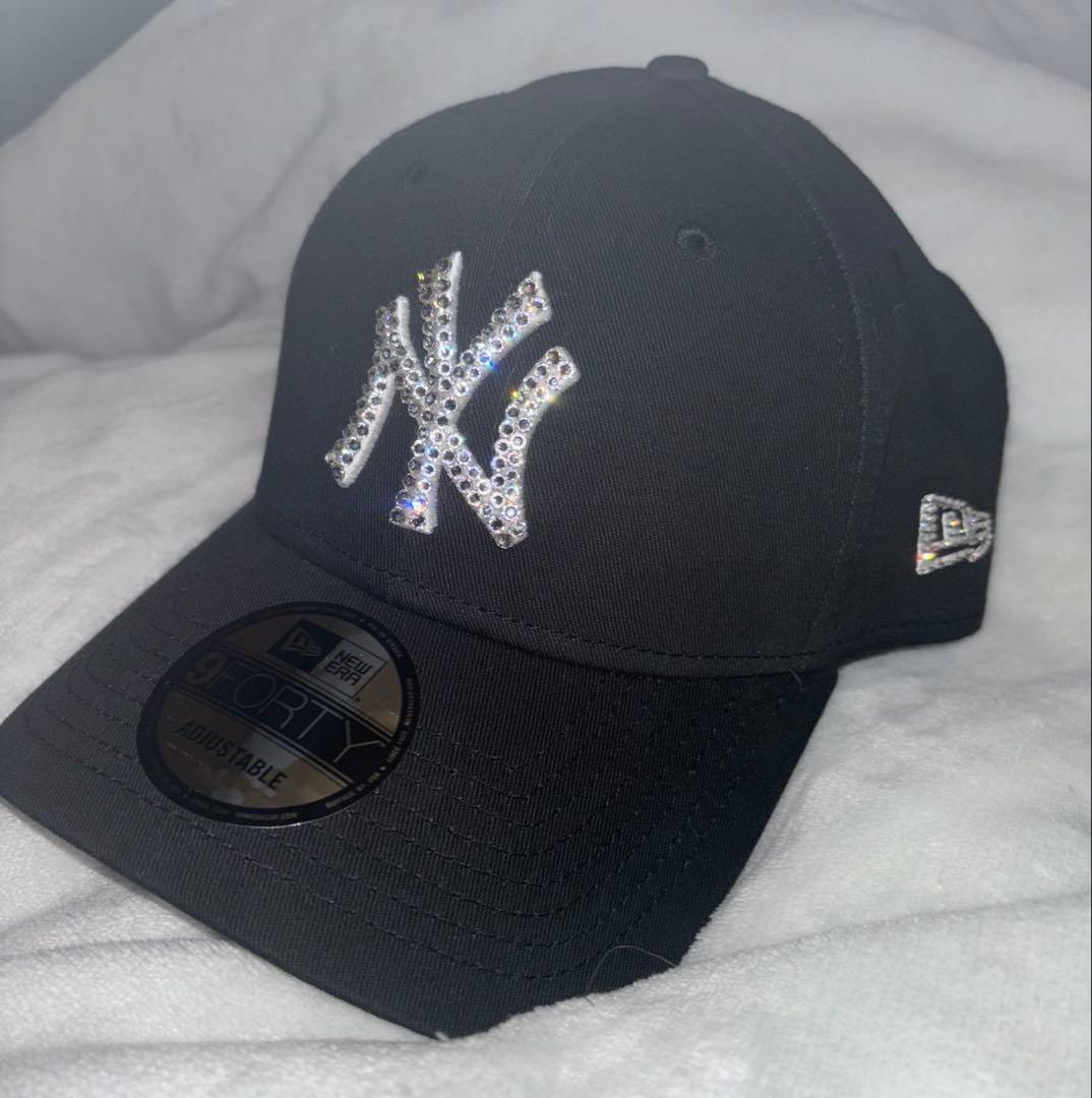 ニューエラ　スワロフスキー　9FORTY ヤンキース　ブラック
