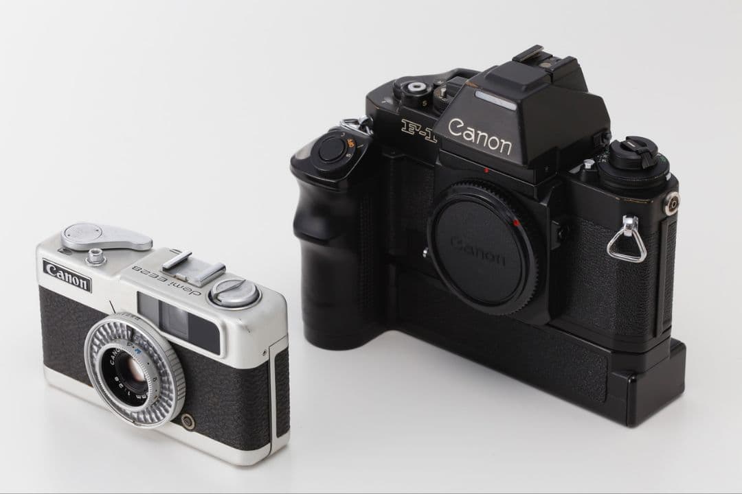 No.52_ Canon NEW F-1ボディ/Canon demi 2種セット