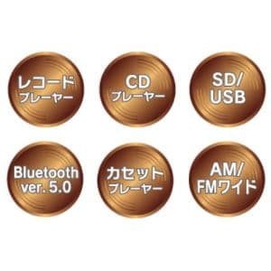 FUZE CLS60 レコード プレヤー USB Bluetooth ラジオ
