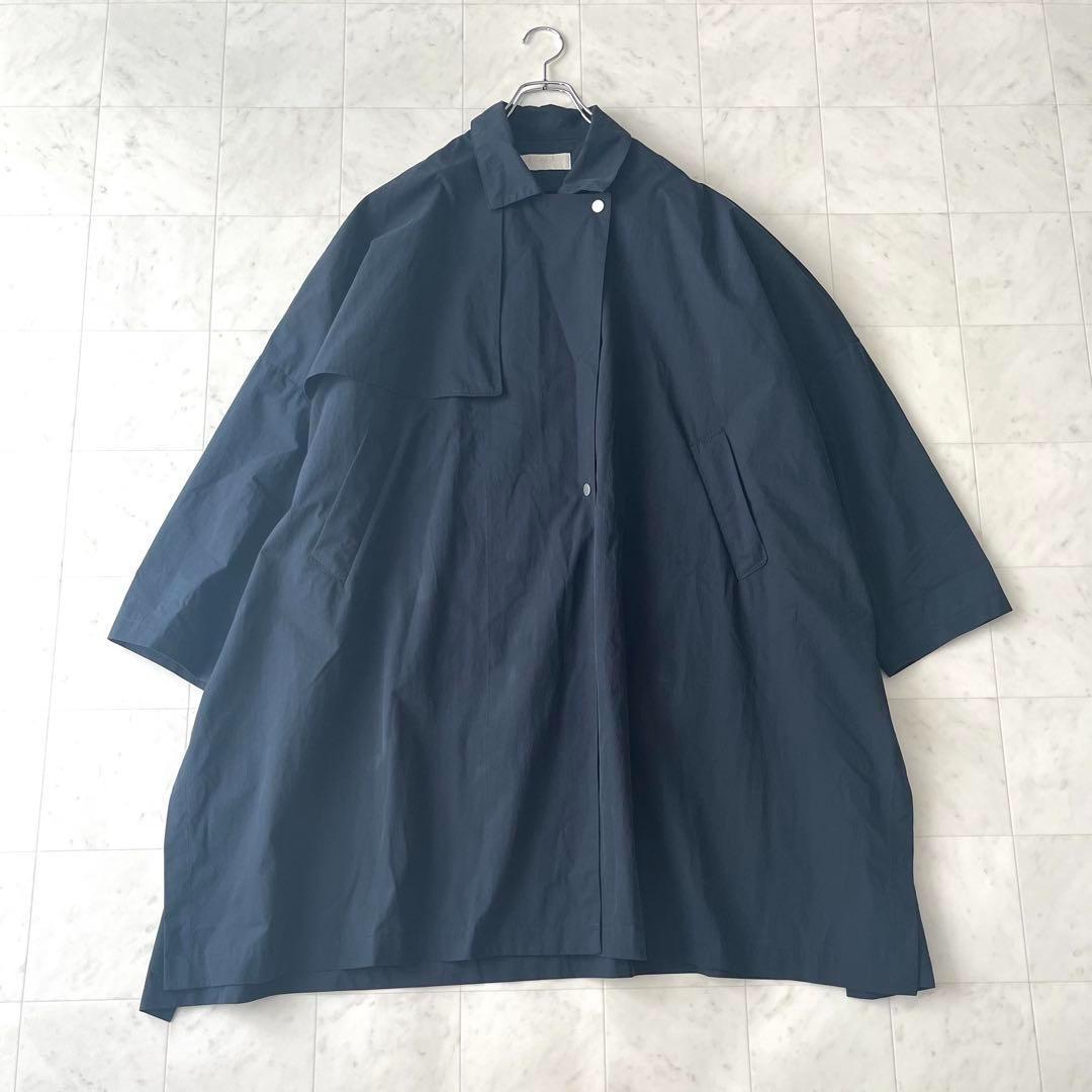 2025SS♡美品♡プラージュ テントコート ナイロン コート ネイビー 38