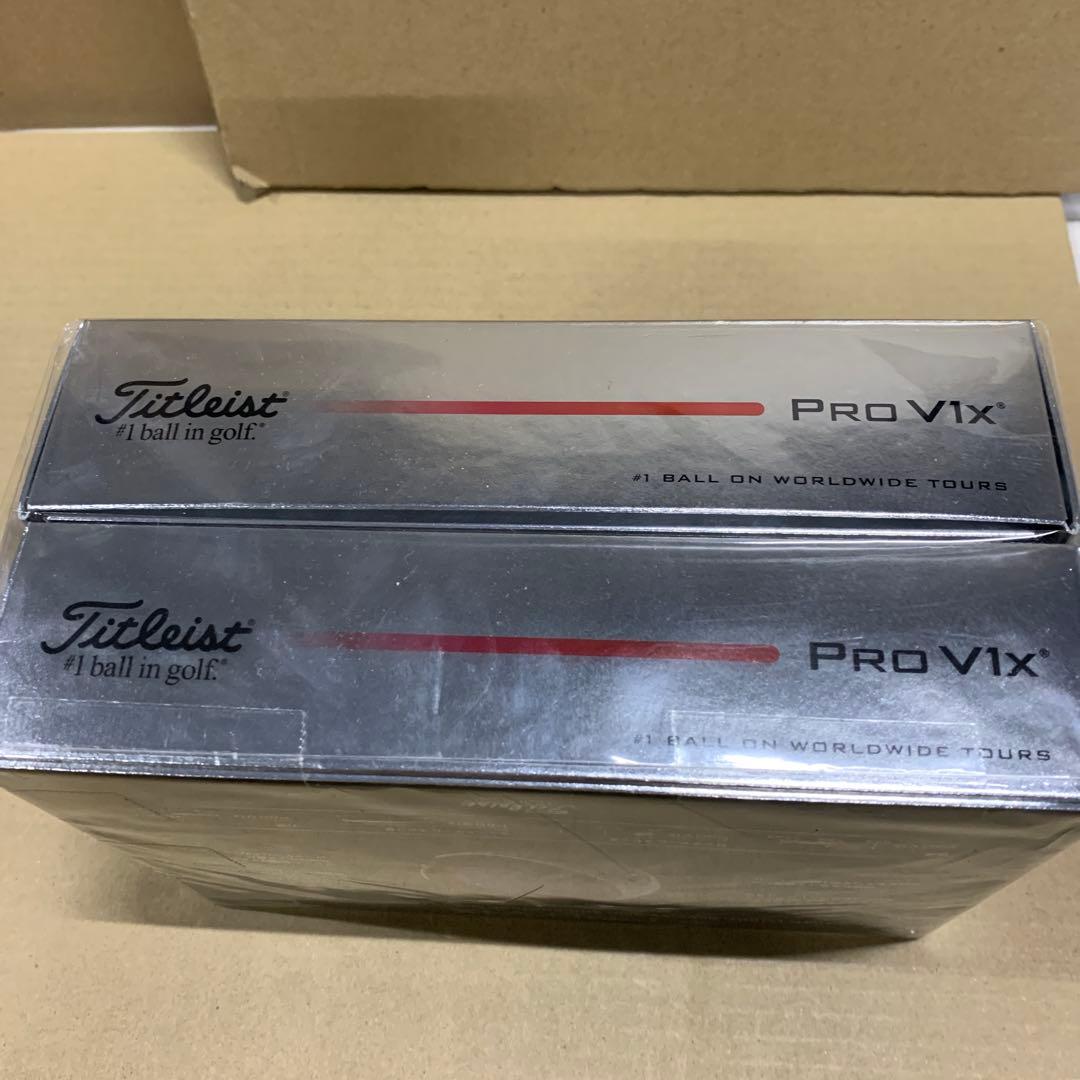 新品　２ダース　タイトリスト 2025 Pro V1 V1X 白