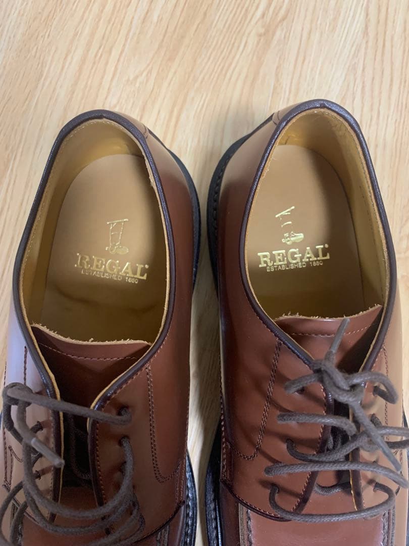 未使用品REGAL Uチップビジネスシューズ