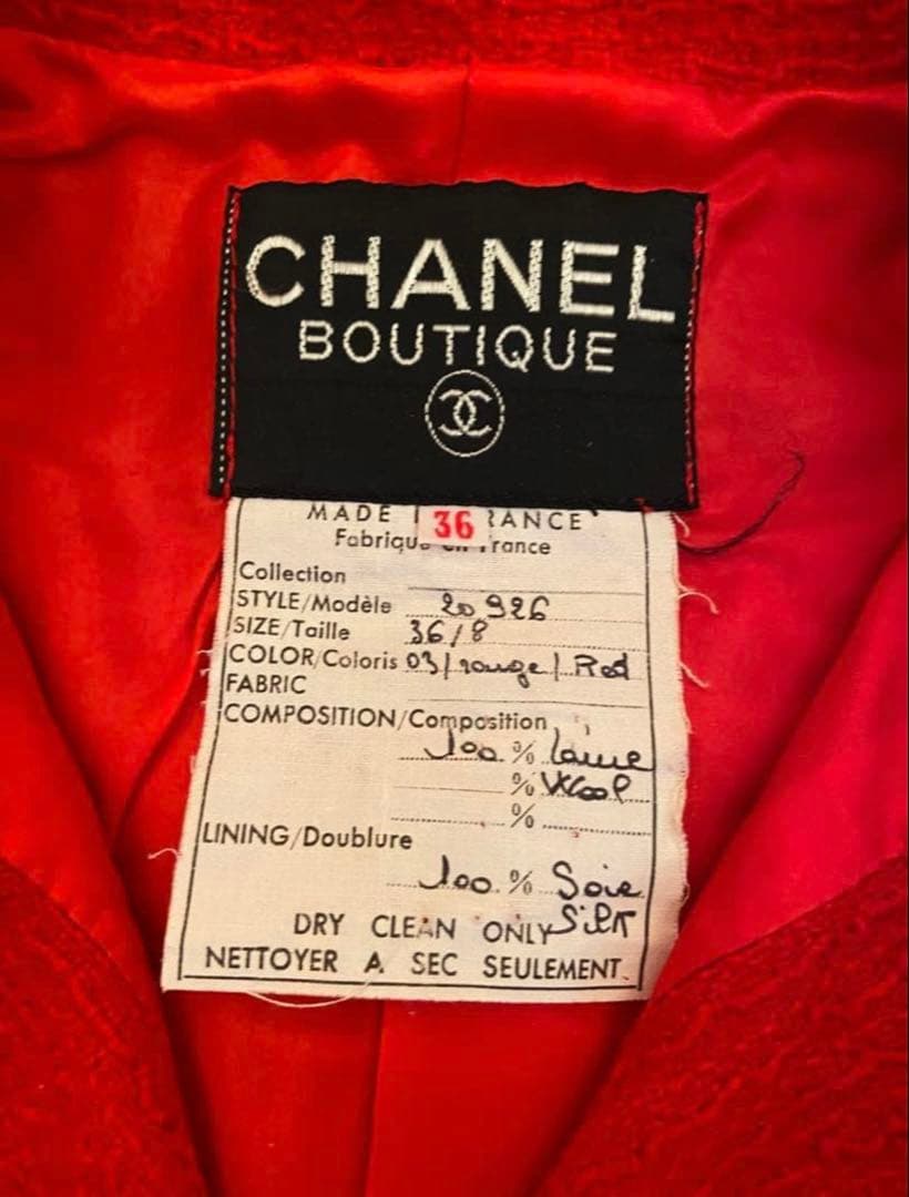 【本日限り価格】CHANEL シャネル テイラードツイードジャケット 36