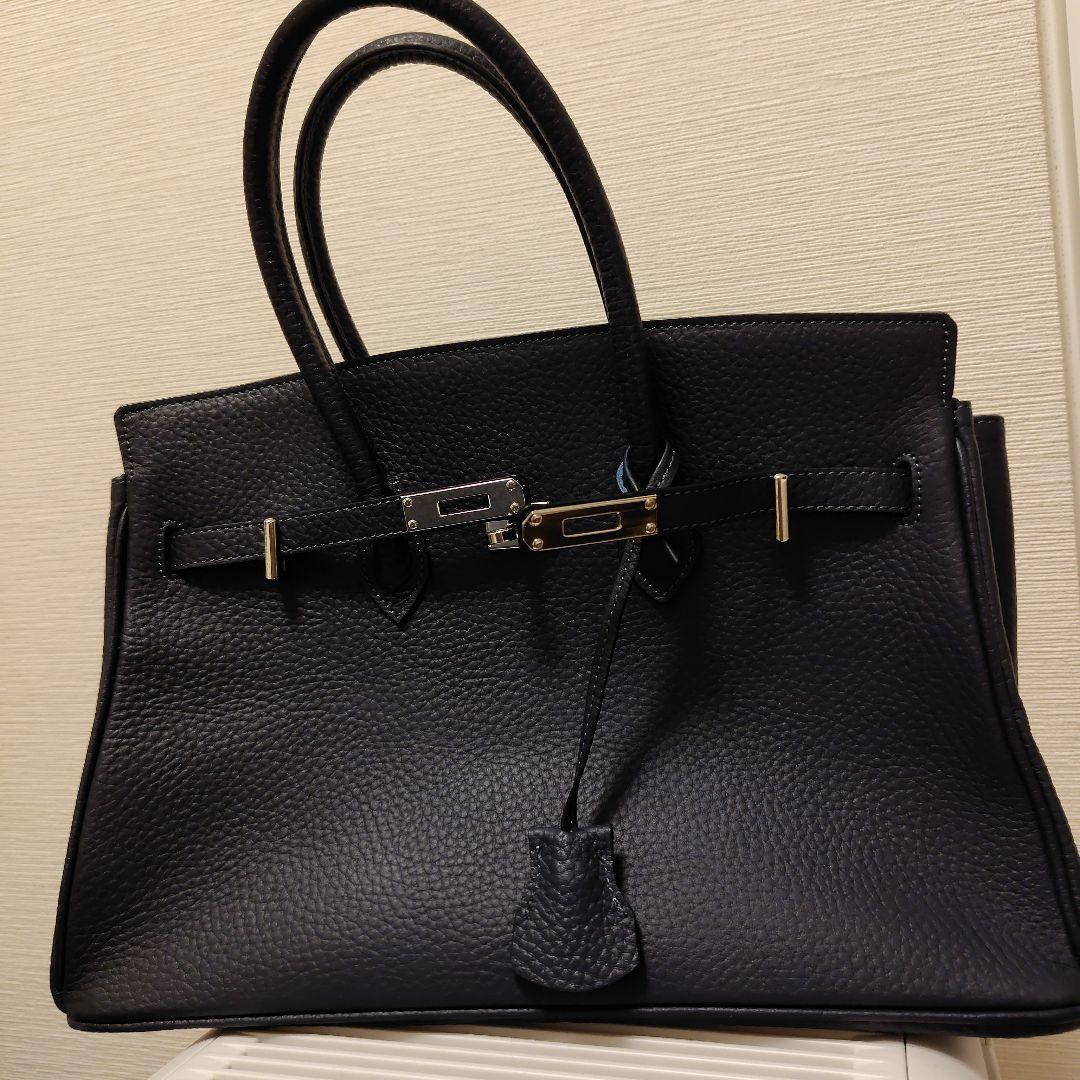 レザー トートバッグ ゴールド金具