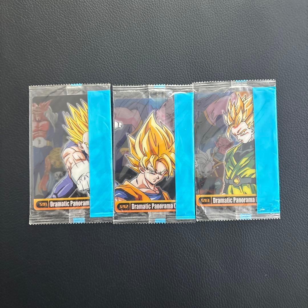 未開封ドラゴンボールカード No.591.592.593 ドラマチックパノラマ