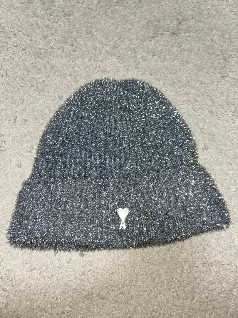 ami シルバー ニット帽　アミパリス