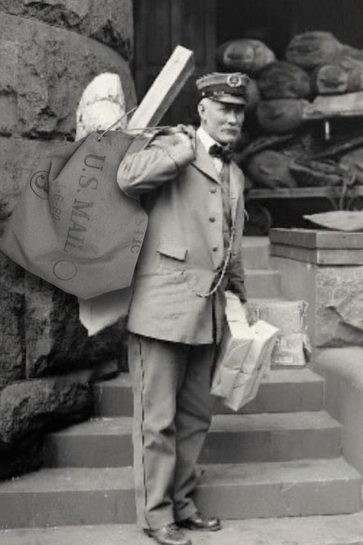 USPS（米国郵便公社）ヴィンテージキャンバス地メールバッグ