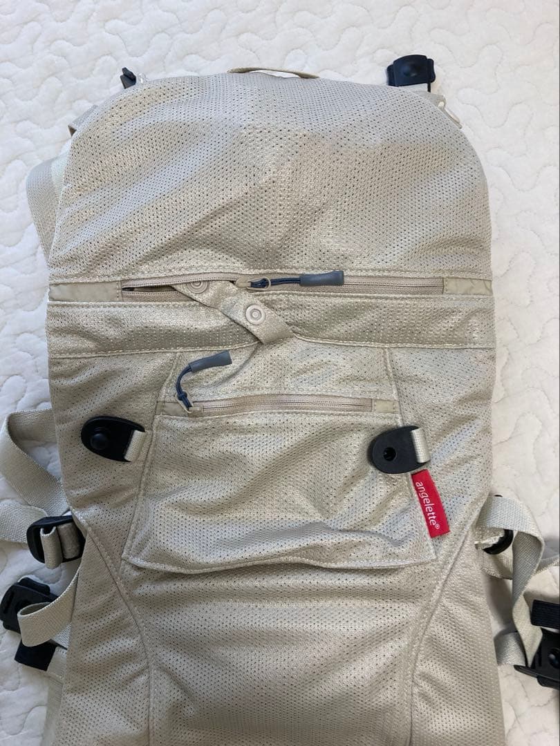 【美品】　アンジェレッテ　ベビーキャリア抱っこ紐