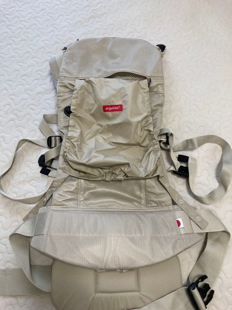 【美品】　アンジェレッテ　ベビーキャリア抱っこ紐