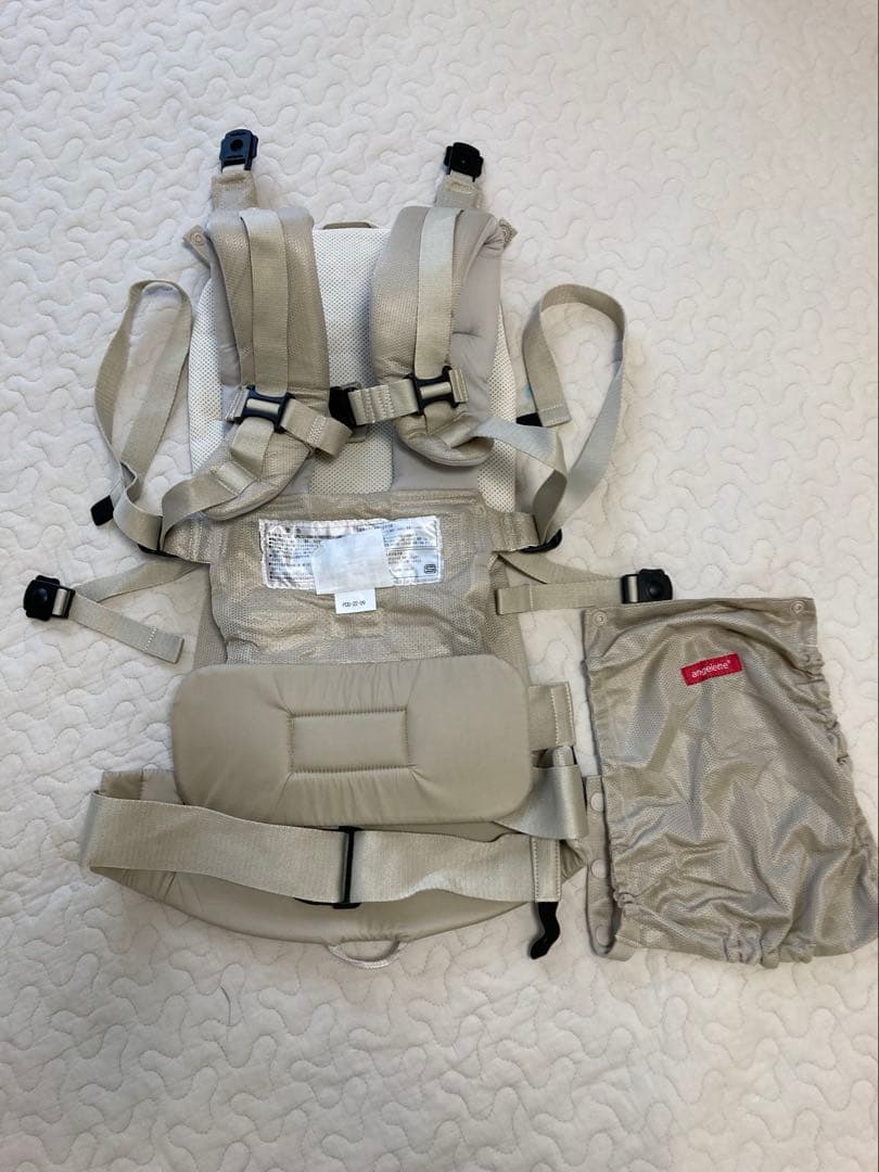 【美品】　アンジェレッテ　ベビーキャリア抱っこ紐
