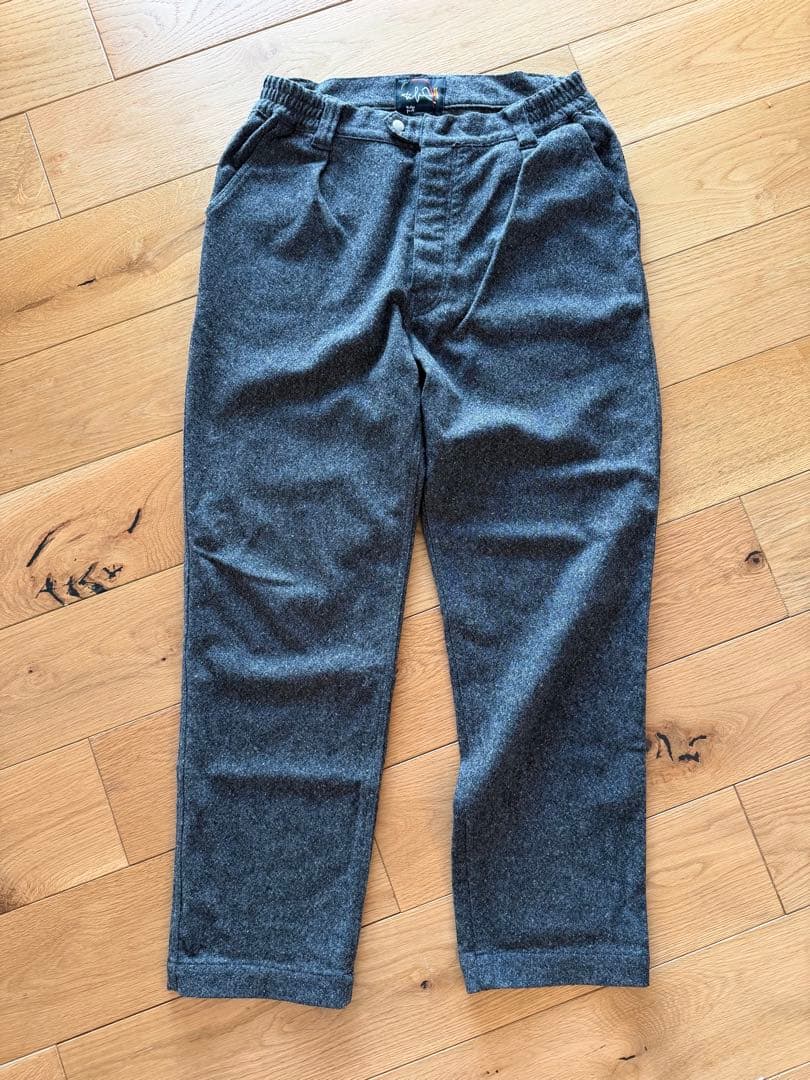 パンツ Willow Pants P-008 NEP WOOL PANTS (Gray)