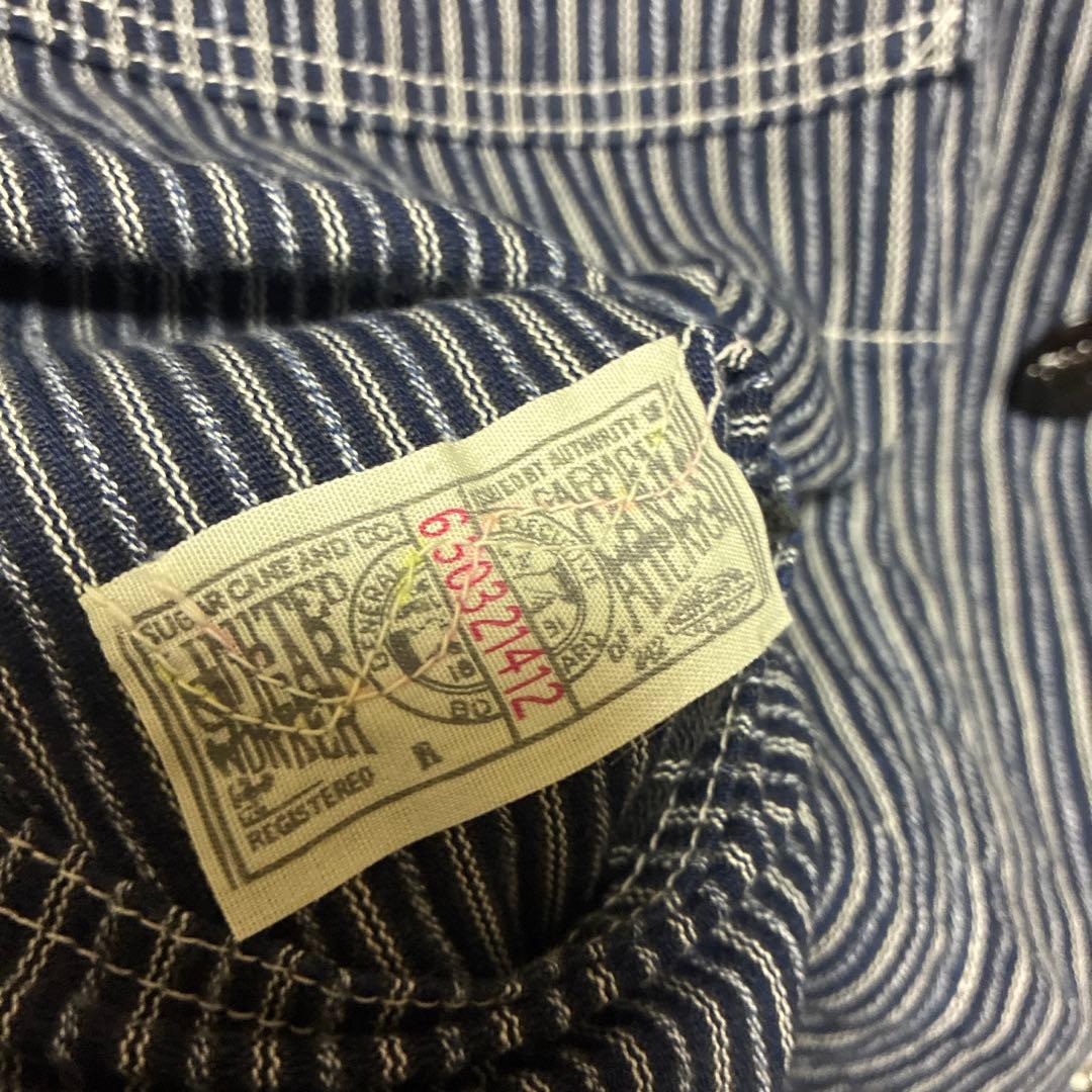 シュガーケーン　596 カバーオール 40サイズ　ストライプ