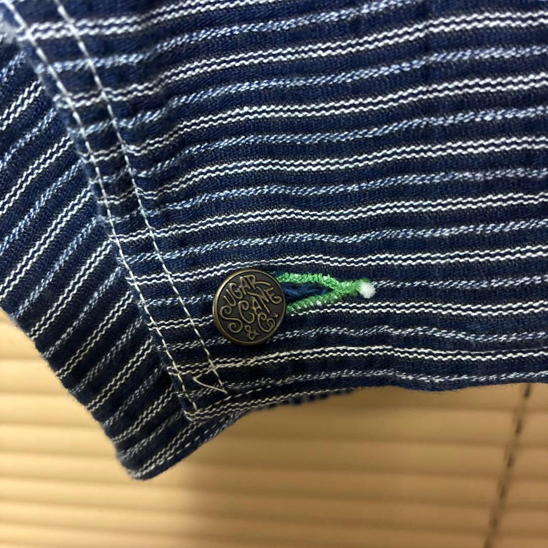 シュガーケーン　596 カバーオール 40サイズ　ストライプ