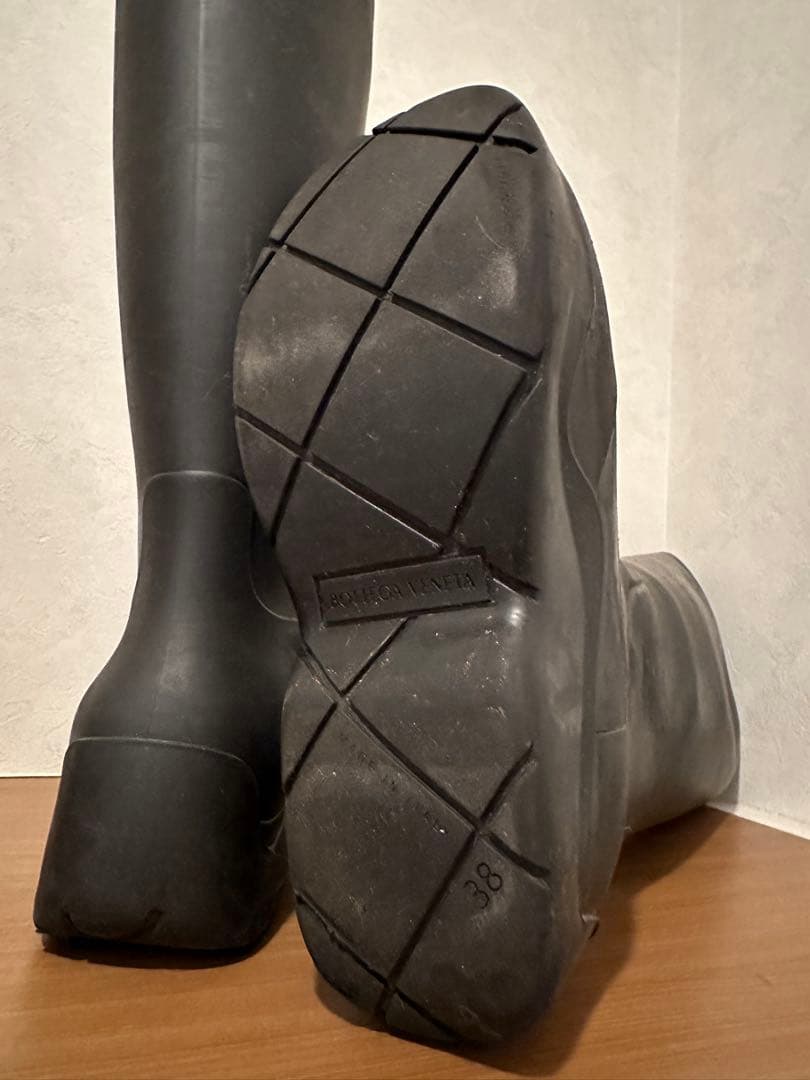 【ASAKO】Bottega Veneta パドルブーツ ブラック 38