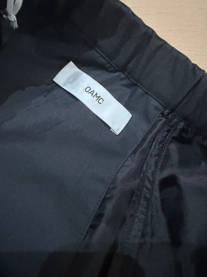 OAMAC 黒 スラックス イージーパンツ　新品未使用自宅保管