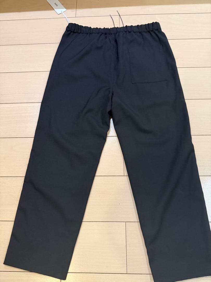 OAMAC 黒 スラックス イージーパンツ　新品未使用自宅保管
