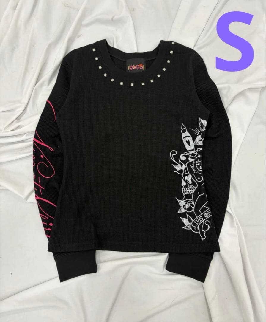 9090 girl×Ed Hardy Thermal L/S Tee