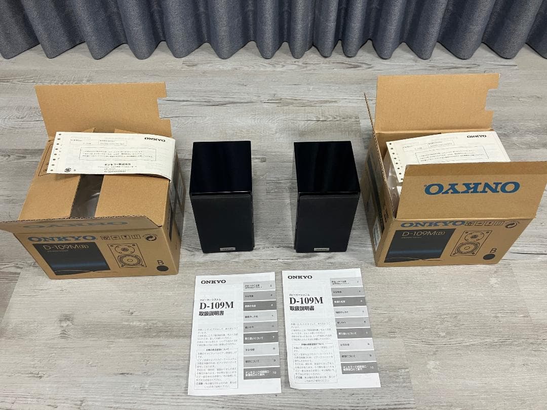 【美品】ONKYO サラウンドスピーカーシステム D-109M 動作確認済