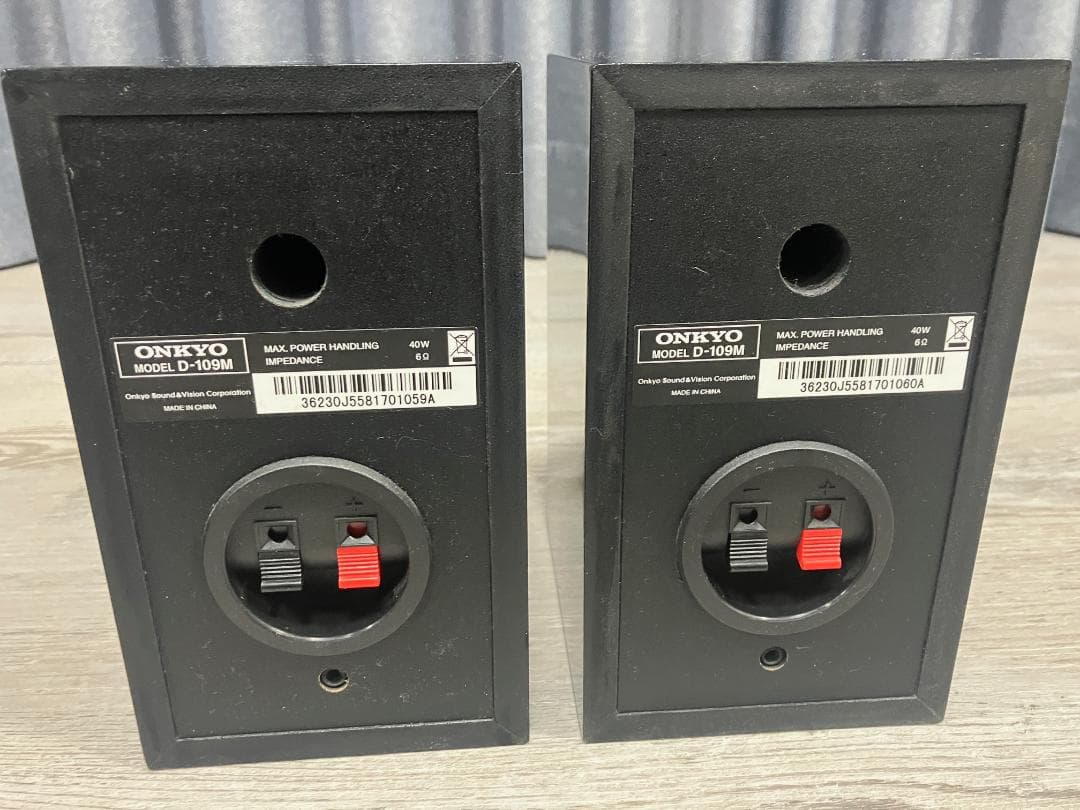 【美品】ONKYO サラウンドスピーカーシステム D-109M 動作確認済