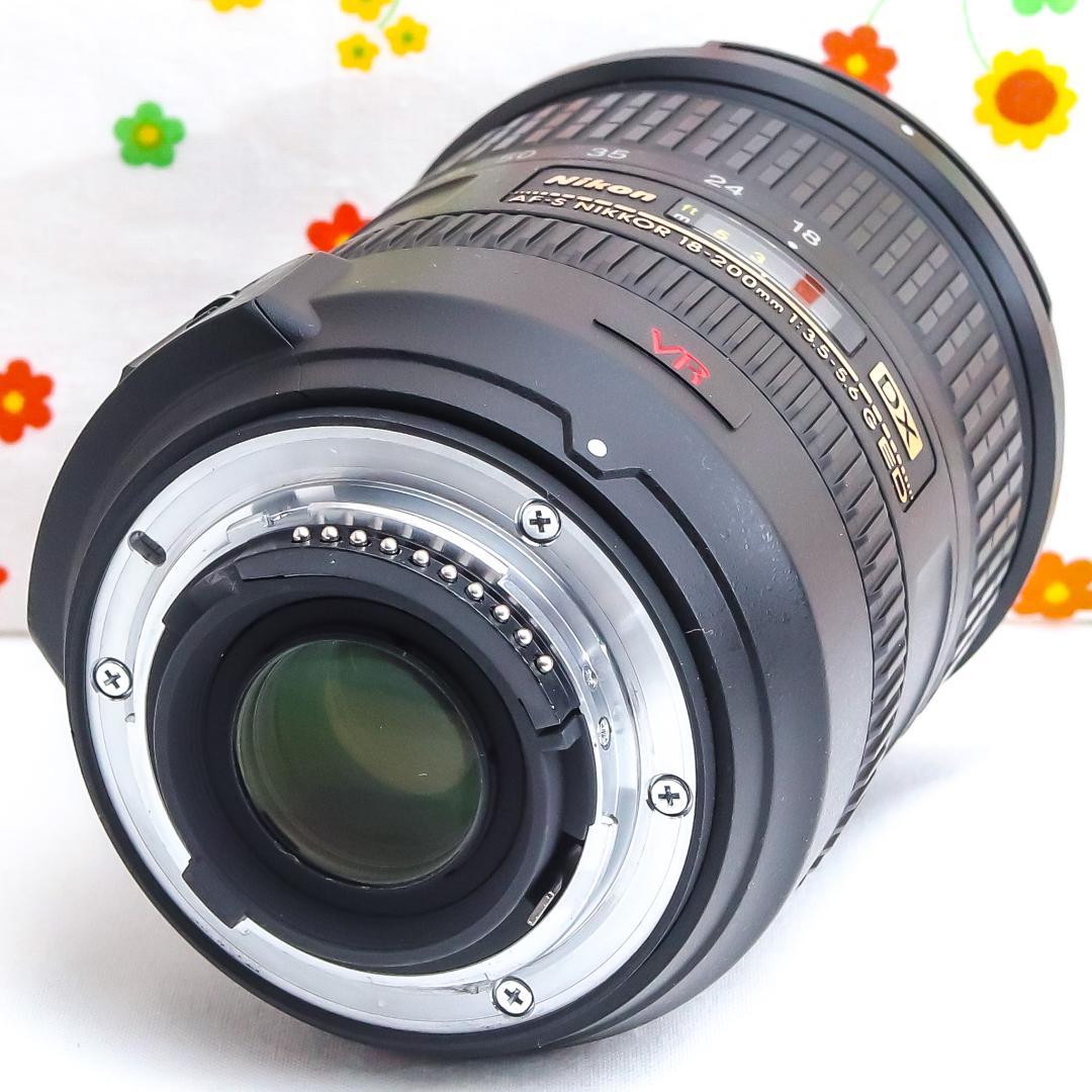 美品 ニコン Nikon AF-S DX 18-200㎜☆近距離から望遠まで！