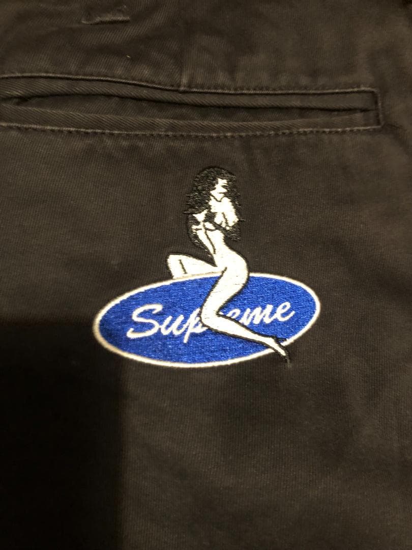 Supreme ワークパンツ ブラック