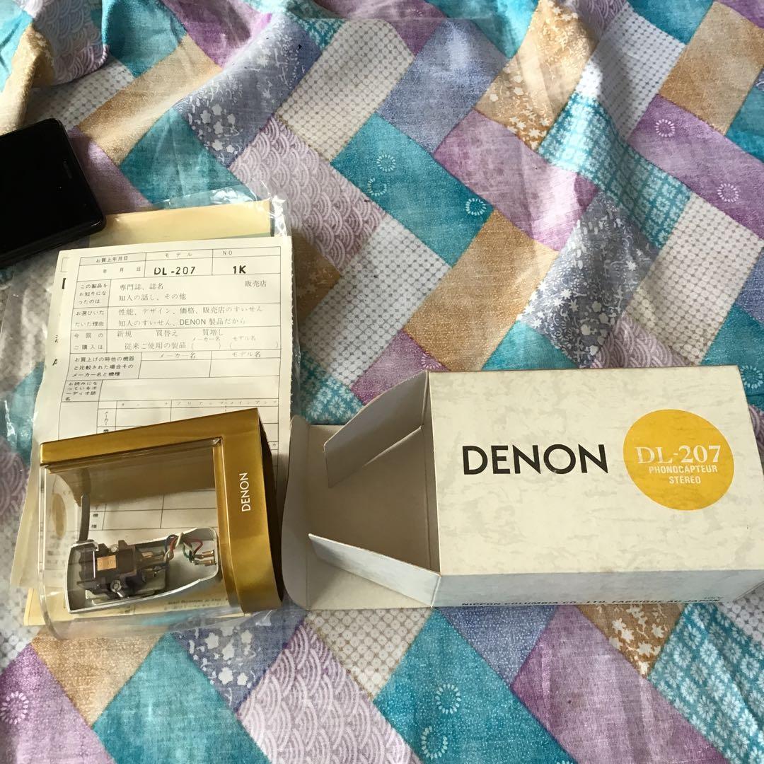 DENON DL-207 カートリッジ LP ターンテーブル　未使用品