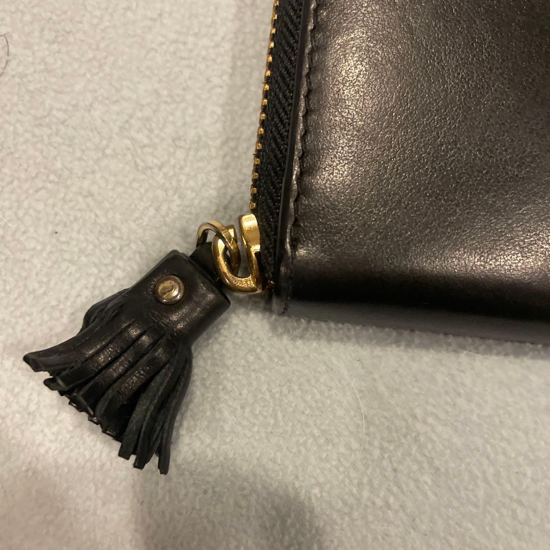 Masa3693　アニアハインドマーチ　長財布　スマイリー　ブラック