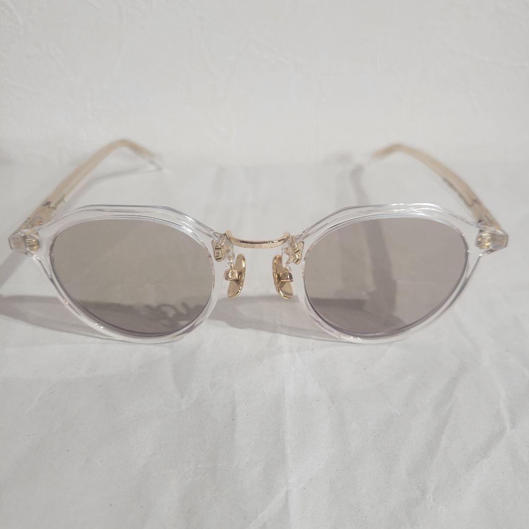 A.D.S.R. SATCHMO 03 クリア/ゴールドフレーム ブラウンレンズ