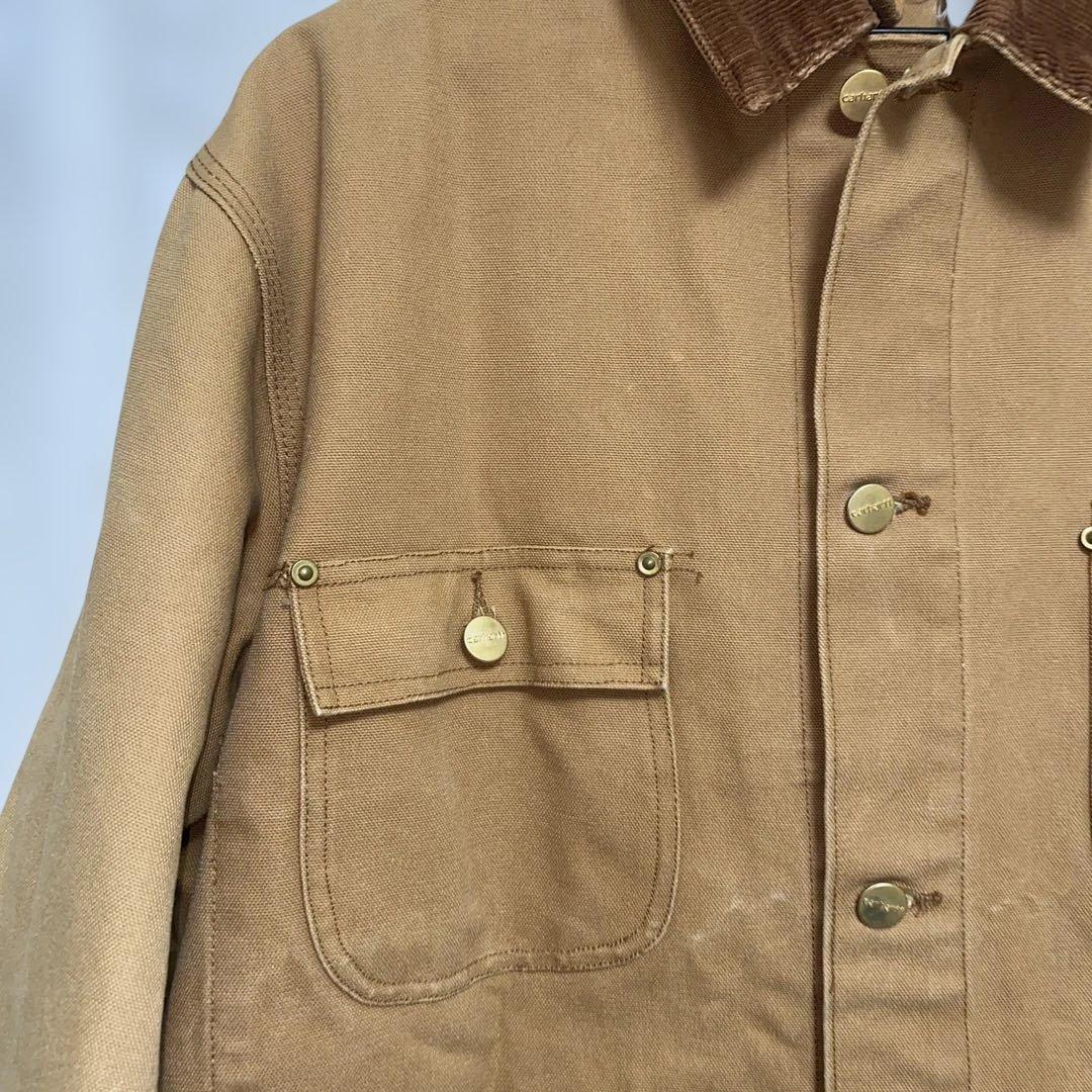 ダック地　チョアジャケット カーハート 80s 90s 星タグ　USA